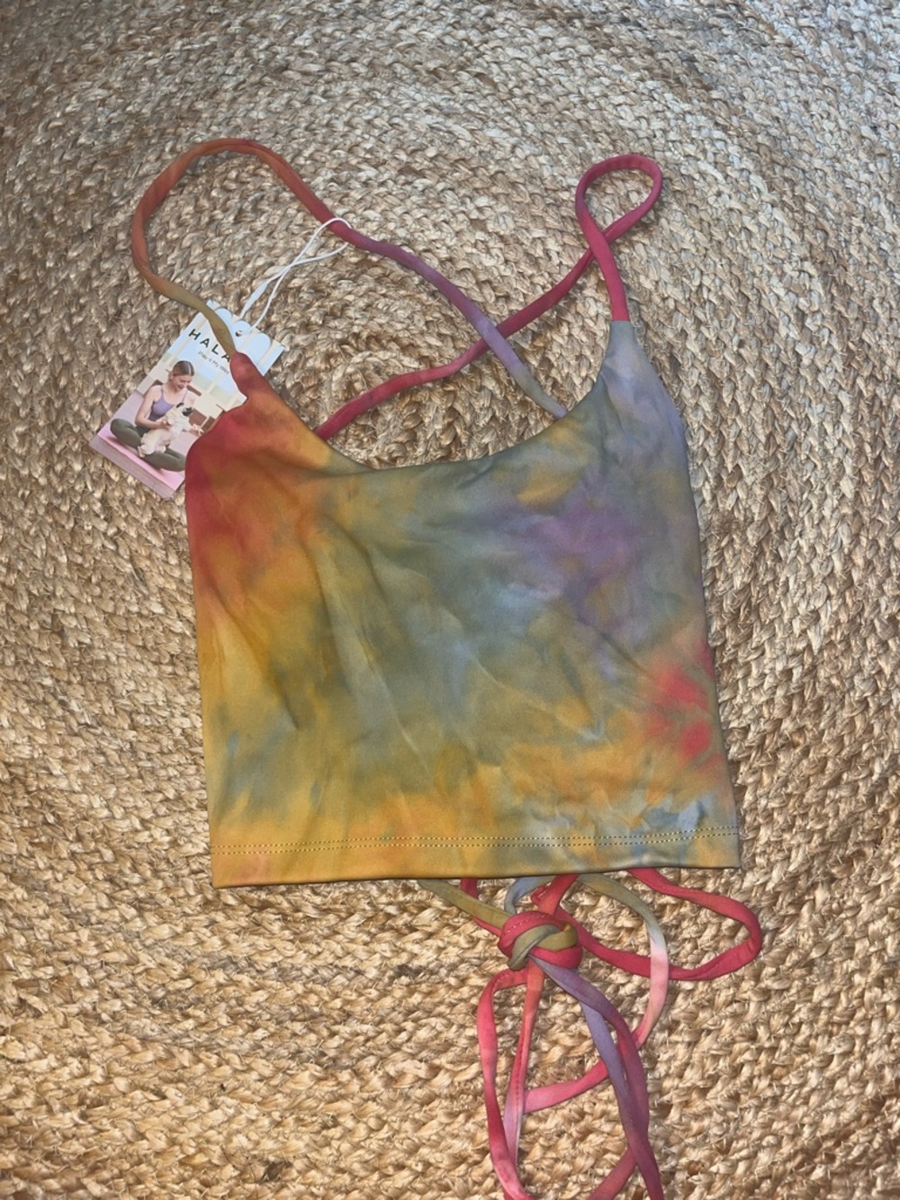 Halara Lace back Active Tank Top